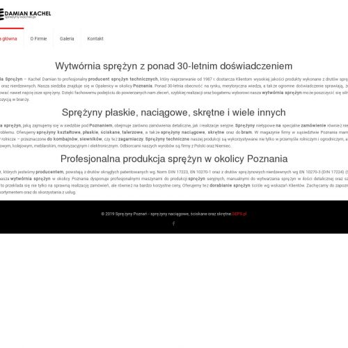 Poznań - sprężyny producent