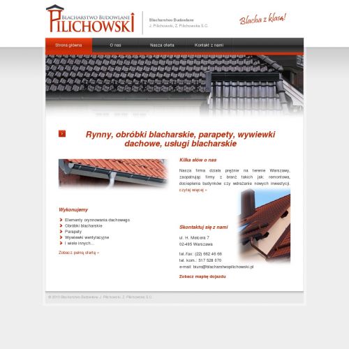 Parapety stalowe - Warszawa