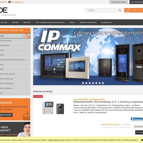 Wideodomofony commax