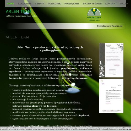 Szklarnie z poliwęglanu