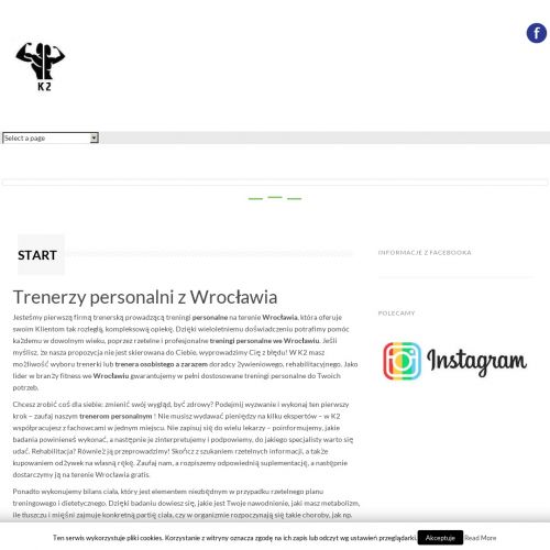 Plan treningowy w Wrocławiu