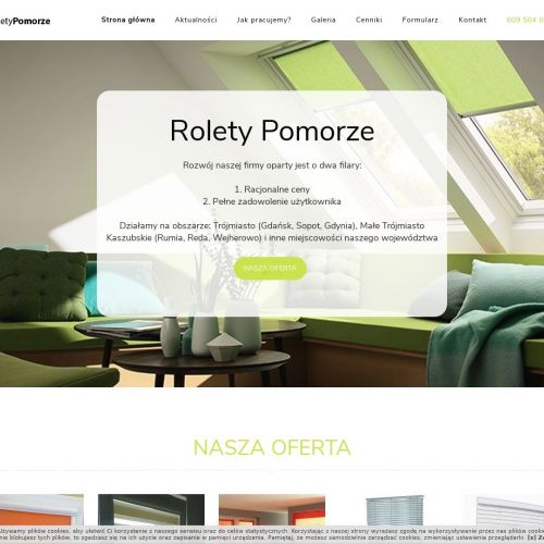 Rolety materiałowe - Rumia