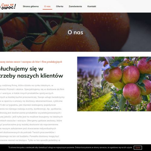 Dostawa owoców do biura w Poznaniu