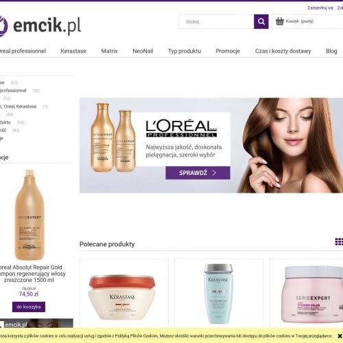 Profesjonalne produkty fryzjerskie