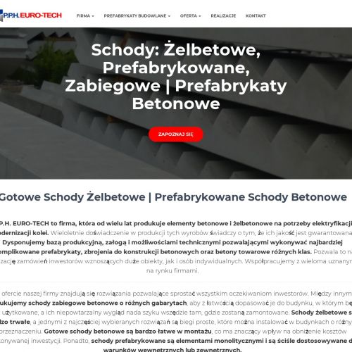 Schody żelbetonowe - Gdańsk