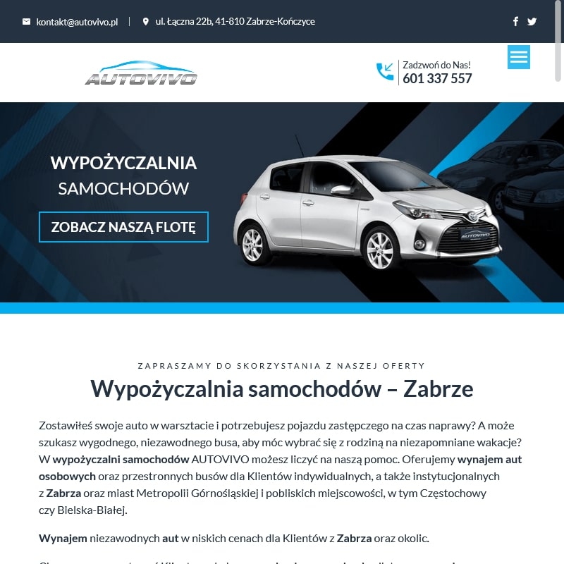 Wynajem samochodów długoterminowy - Bytom