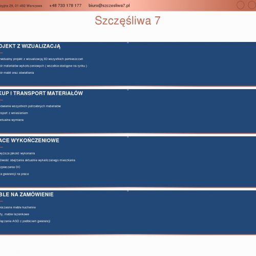 Pakiety wykończeniowe Warszawa