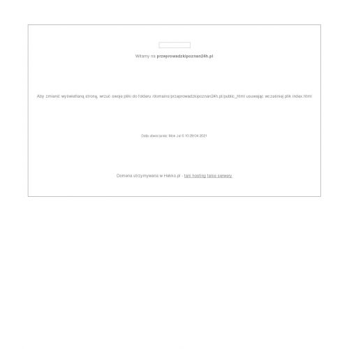 Usługi transportowe Poznań