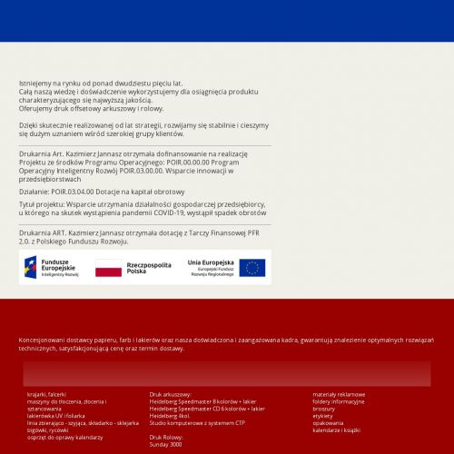 Druk na papierze gazetowym - Warszawa