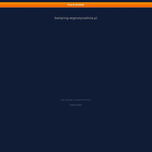 Wypożyczenie przyczepy kempingowej