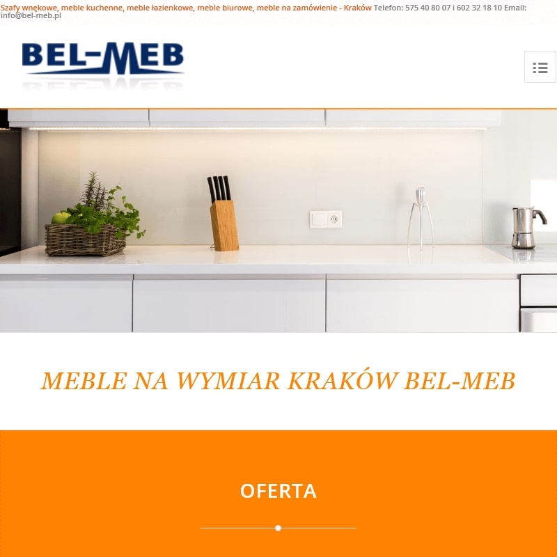 Szafy i garderoby w Krakowie