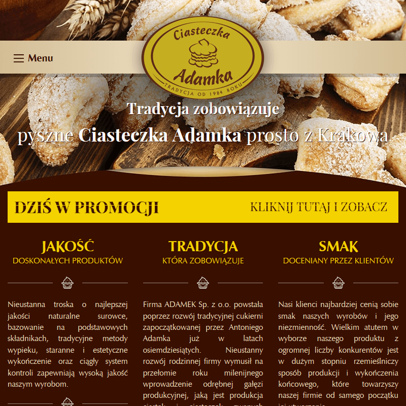 Producent ciastek z krakowa - Kraków