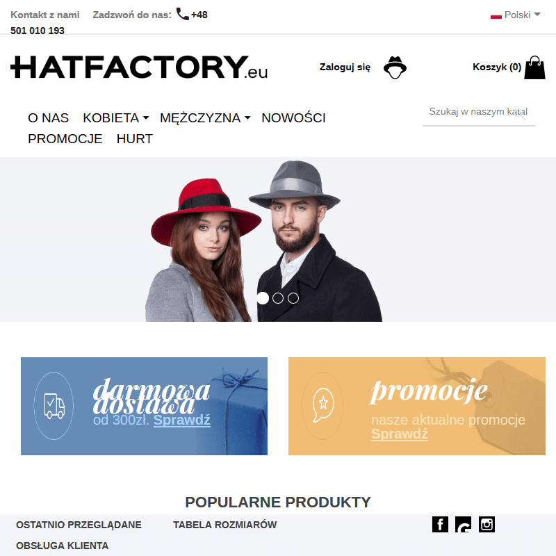 Kapelusz pork pie w Warszawie