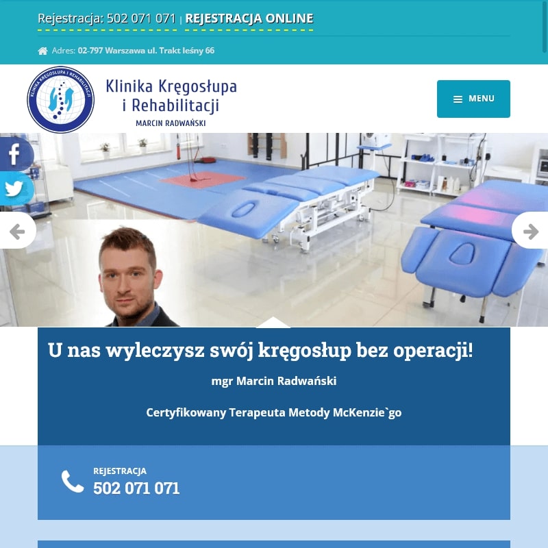 Masaż kręgosłupa wilanów w Warszawie