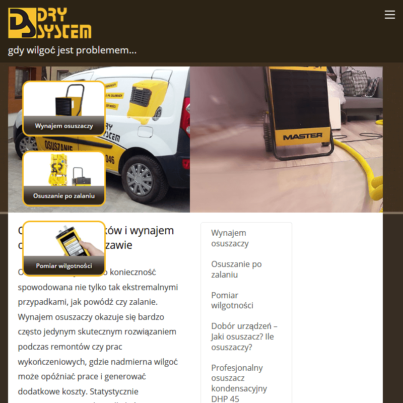 Warszawa - osuszanie domów