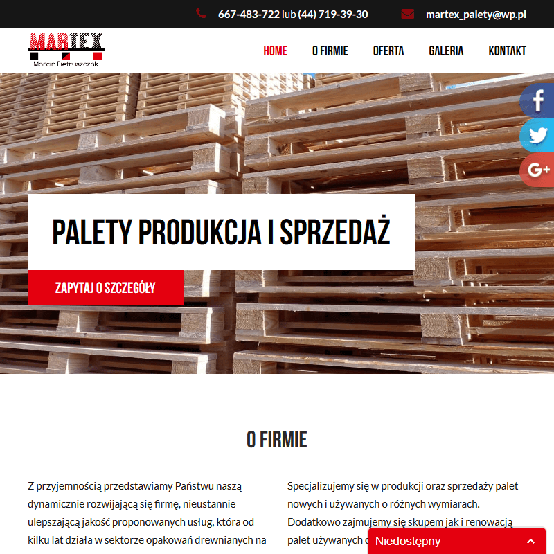 Producent palet epal w Łodzi