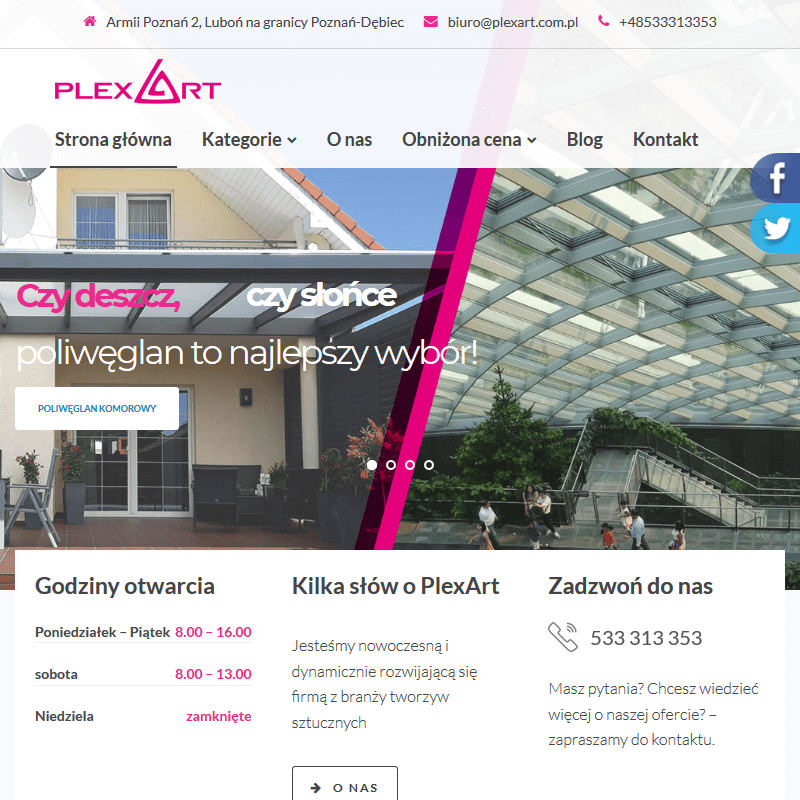 Gięcie plexi w Pile