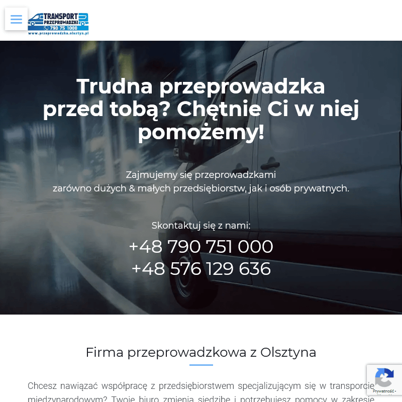 Usługi trasportowe Olsztyn