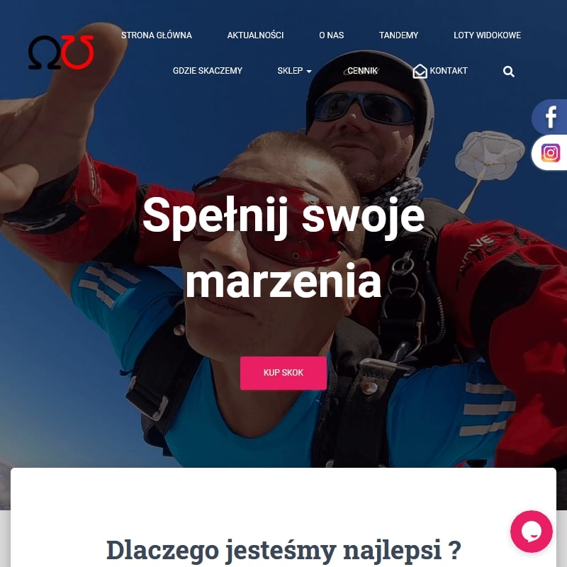 Skoki w tandemie województwo śląskie