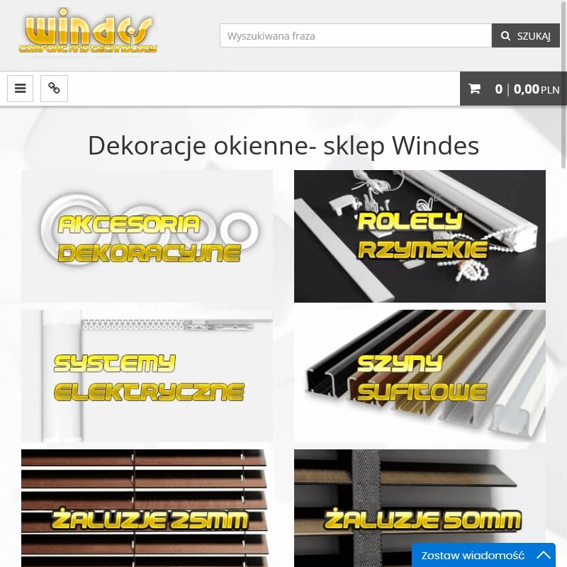 Rolety rzymskie elektryczne